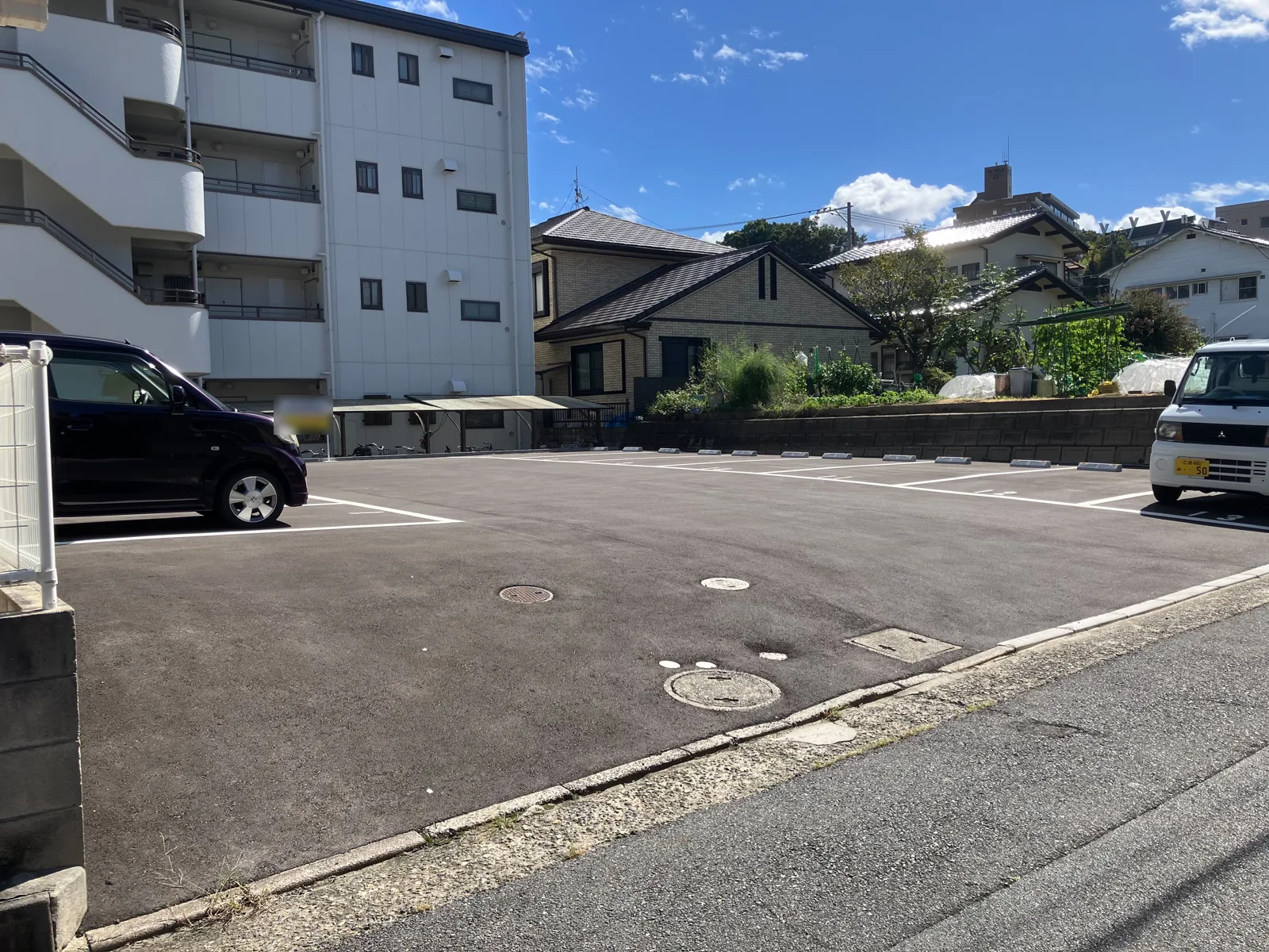 駐車場改修工事の施工後
